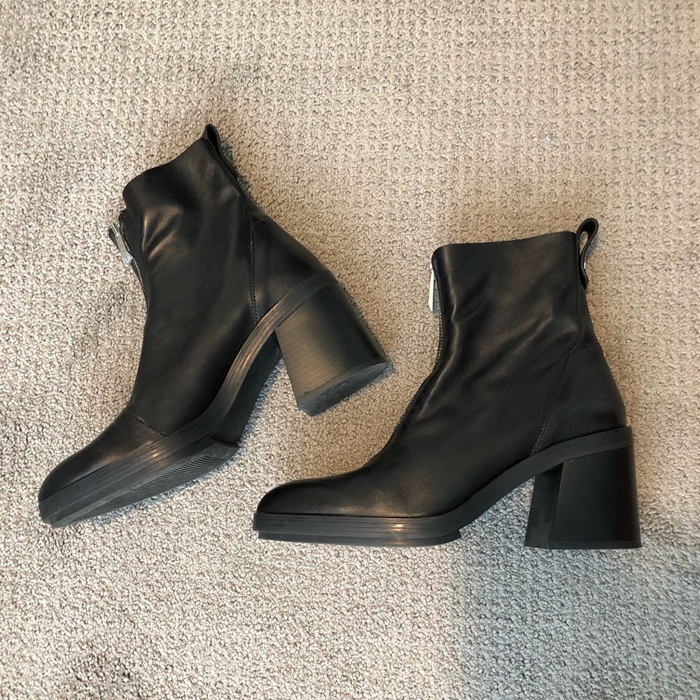 Zara Real Leather Boots